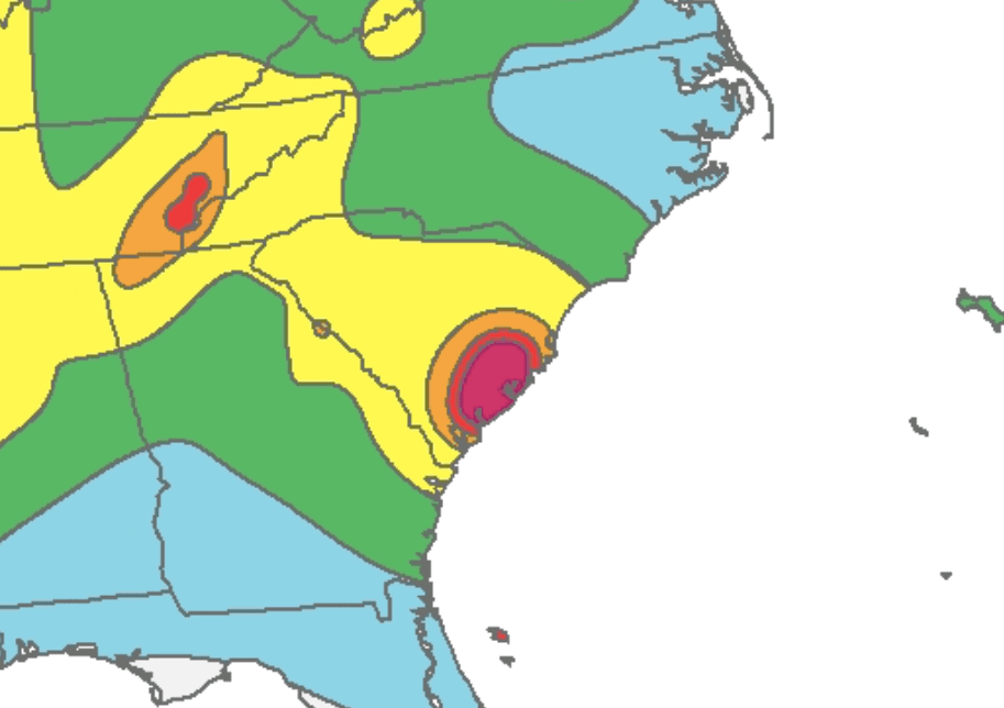 Earthquake tracker south carolina